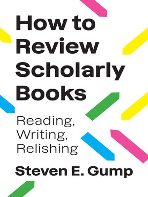cover image of How to Review Scholarly Books